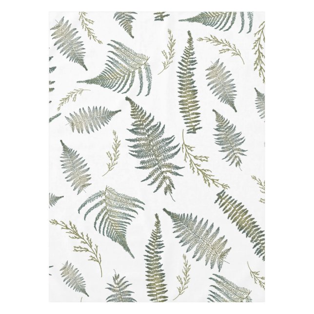Toalha De Mesa Ferns 1.0 da Floresta Botânica (Frente)