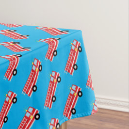 Toalha De Mesa Festa de aniversário de Caminhão de Fogo