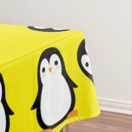 Toalha De Mesa Festa de Aniversário de Crianças Fofas Pinguins