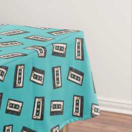 Toalha De Mesa Festa de aniversário de música em fita cassete do 