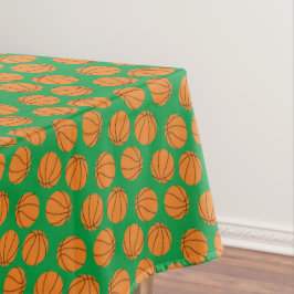 Toalha De Mesa Festa de aniversário desportiva de basquete