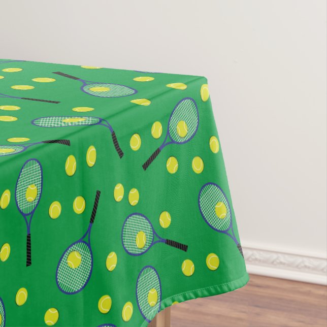 Toalha De Mesa Festa de aniversário desportiva tênis (Posição Original)