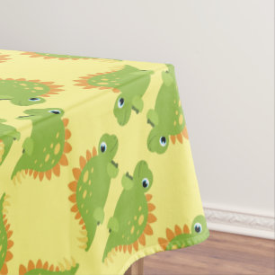 Toalha De Mesa Festa de aniversário do Dinossauro do Stegossauro