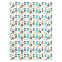 Toalha De Mesa Festa de aniversário do Robô Themed Boy