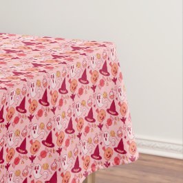 Toalha De Mesa Festa de Bruxa Rosa Não Assustadora