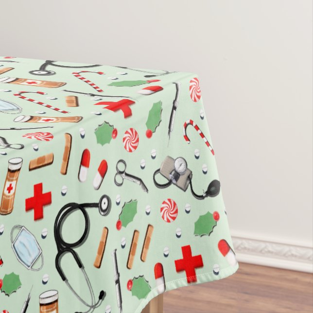 Toalha De Mesa Festa de Férias com Tema Médico (Posição Original)