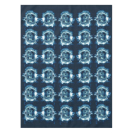 Toalha De Mesa Festa de Halloween Mau Blue Pumpkin Horror Assusta