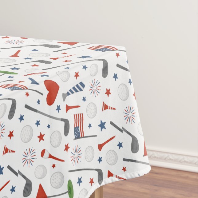 Toalha De Mesa Festa de Independência do Golf Dia 4 de julho Amer (Posição Original)