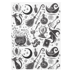 Toalha De Mesa Festa Mágica do Wiccan Pagan