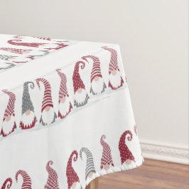 Toalha De Mesa Filas de gnomos de férias na neve