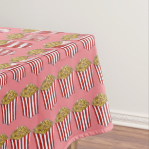 Toalha De Mesa Filme de Filme Noite de Sleepover Buttered Popcorn