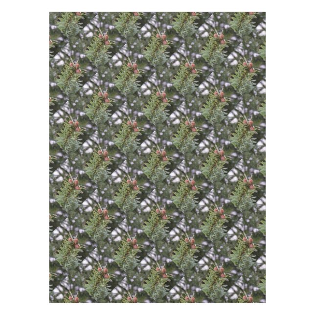 Toalha De Mesa Fir buds (Frente)
