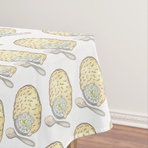 Toalha De Mesa Fish Pie UK British Comida Cozinhar Cuisine