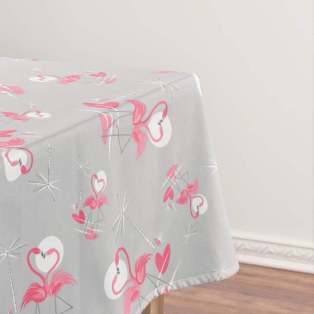 Toalha De Mesa Flamingo Love Multi-Tablecloth (Posição Original)