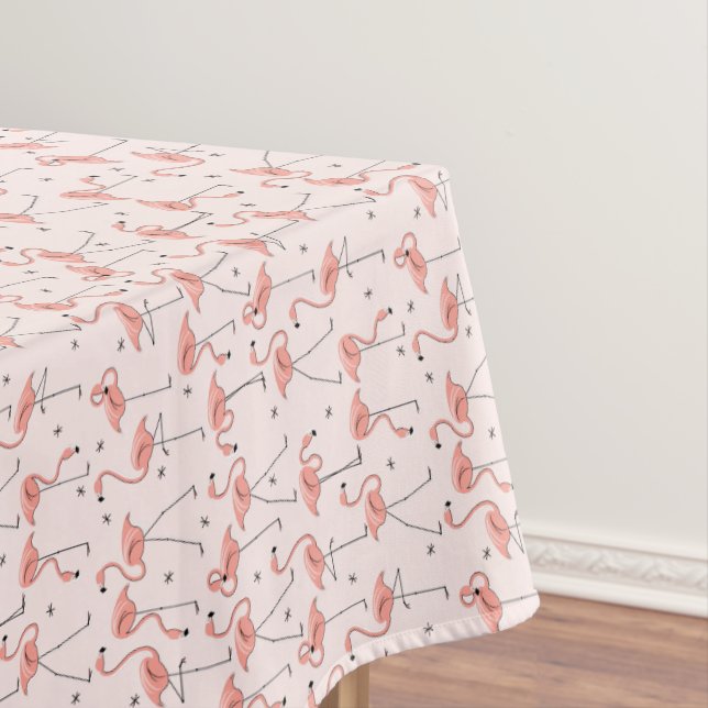 Toalha De Mesa Flamingos Tabletloe Rosa (Posição Original)
