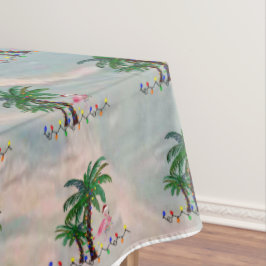 Toalha De Mesa flamingos tropicais de Natal decoração de mesa de
