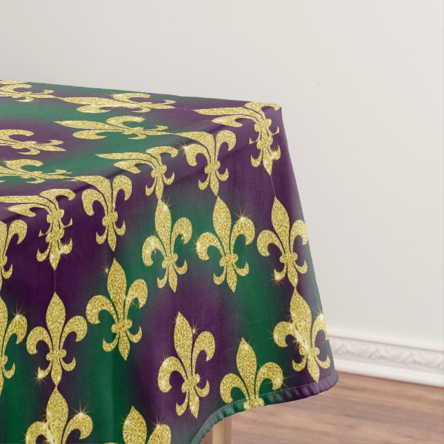 Toalha De Mesa Fleur De Lis de Carnaval (Posição Original)