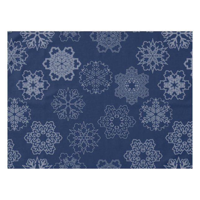 Toalha De Mesa Floco de neve (Frente (Horizontal))
