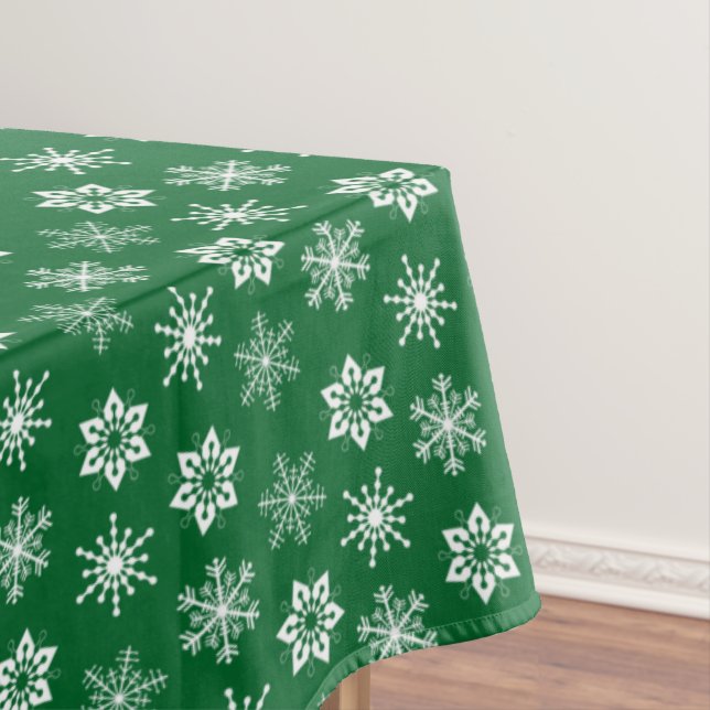Toalha De Mesa Flocos de neve de Natal (Posição Original)