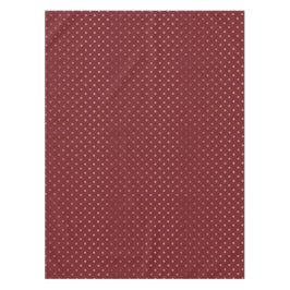 Toalha De Mesa Flocos de neve Dourados de Feriado Vermelho Vintag