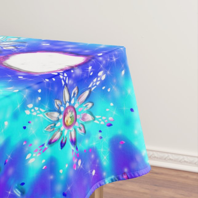 Toalha De Mesa Flocos de neve festivos (Posição Original)