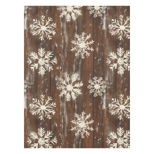 Toalha De Mesa Flocos de neve russos (Frente)