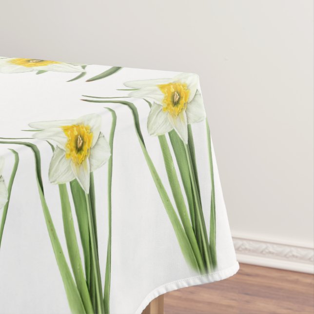 Toalha De Mesa Flor de Narciso Média (Posição Original)