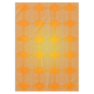 Toalha De Mesa Flor De Vida / Blume des Lebens - Branco