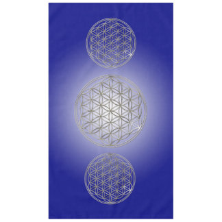 Toalha De Mesa Flor De Vida / Blume des Lebens - PRATA