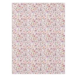 Toalha de Mesa Flor Silvestre Pastel – Rosa Poento