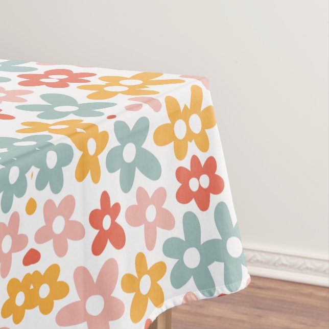Toalha de mesa floral (Posição Original)