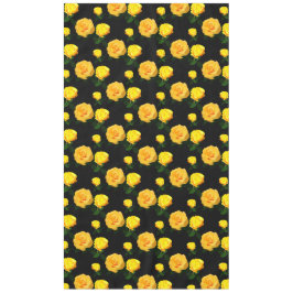 Toalha De Mesa floral amarelo tenente