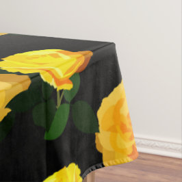 Toalha De Mesa floral amarelo tenente