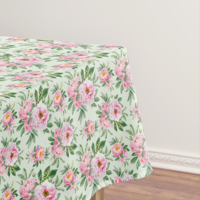 Toalha De Mesa Floral Peonies Tablecloth (Posição Original)