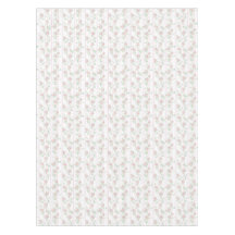 Toalha de Mesa Floral Rosa Elegante