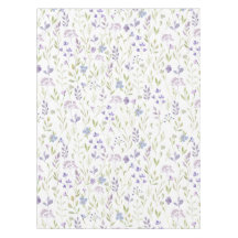 Toalha de Mesa Floral Roxa