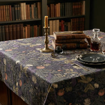 Floral Vintage Escuro Sombrio William Morris
