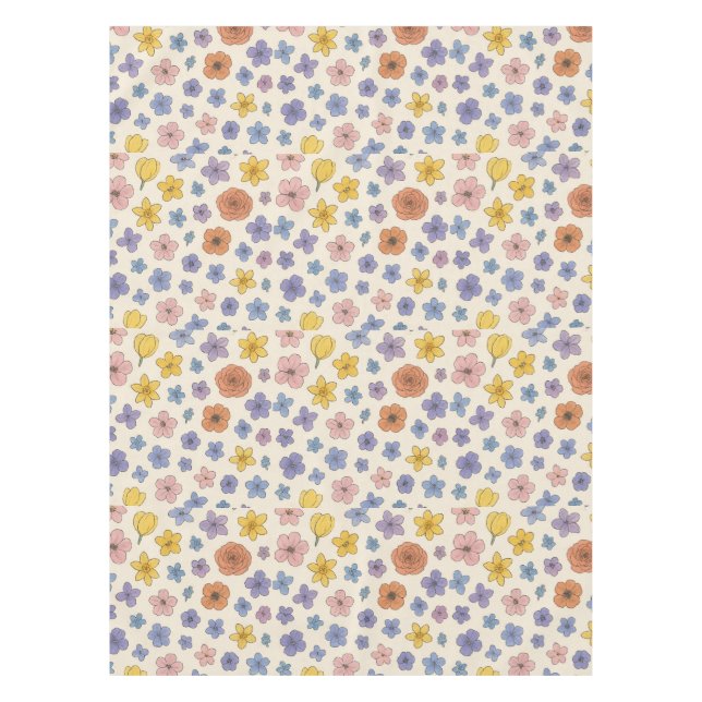 Toalha De Mesa Flores (Frente)