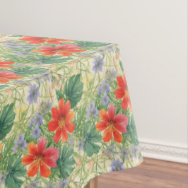 Toalha De Mesa Flores aquarelas brilhantes