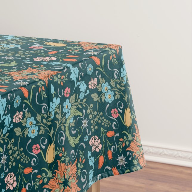 Toalha De Mesa Flores,art nouveau,estilo William Morris (Posição Original)