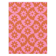 Flores Cor-de-Rosa e Laranja em Concha de Meados d