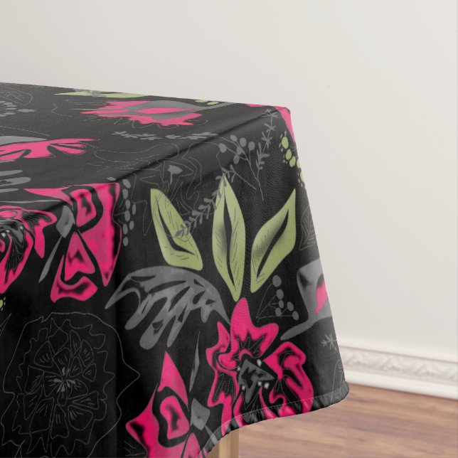 Toalha De Mesa Flores de aquarela (Posição Original)