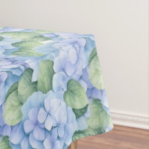 Flores de Hydrangea de Aquarela