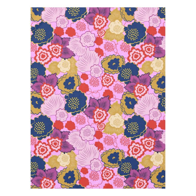 Toalha De Mesa Flores de primavera (Frente)