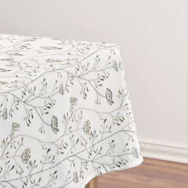 Toalha De Mesa Flores de rendas da Rainha Anne, desenhada à mão