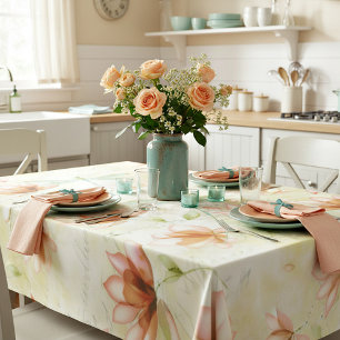 Toalha De Mesa Flores e libélula