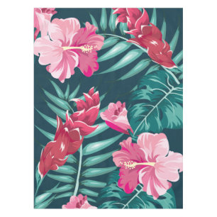 Toalha De Mesa Flores Exóticas de Verão