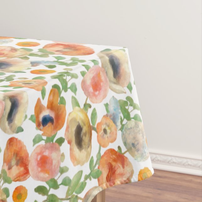 Toalha De Mesa Flores Laranjas da Primavera (Posição Original)