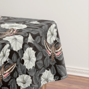 Toalha De Mesa Flores-lua e mariposas-esfinge 2