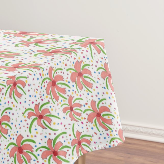 Toalha De Mesa Flores Tropicais Fiesta (Posição Original)